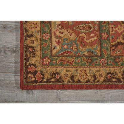 Rectangle Traditional Machine Made Area Rug