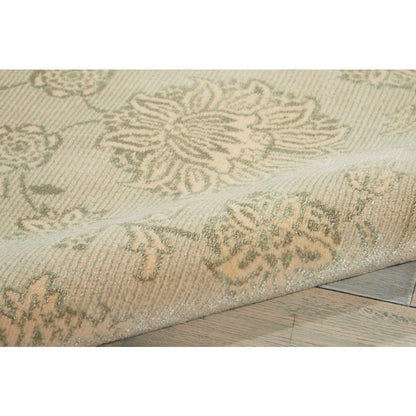 Luminance Area Rug, Cream/Mint, 9'3" x 12'9"