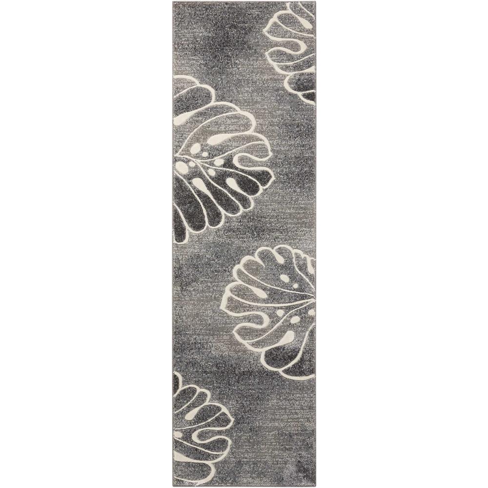 Modern Runner Area Rug, 8' Runner
