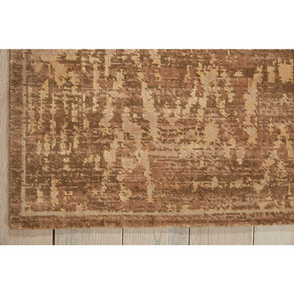 Silken Allure Area Rug, Chocolate, 2'5" x 10'