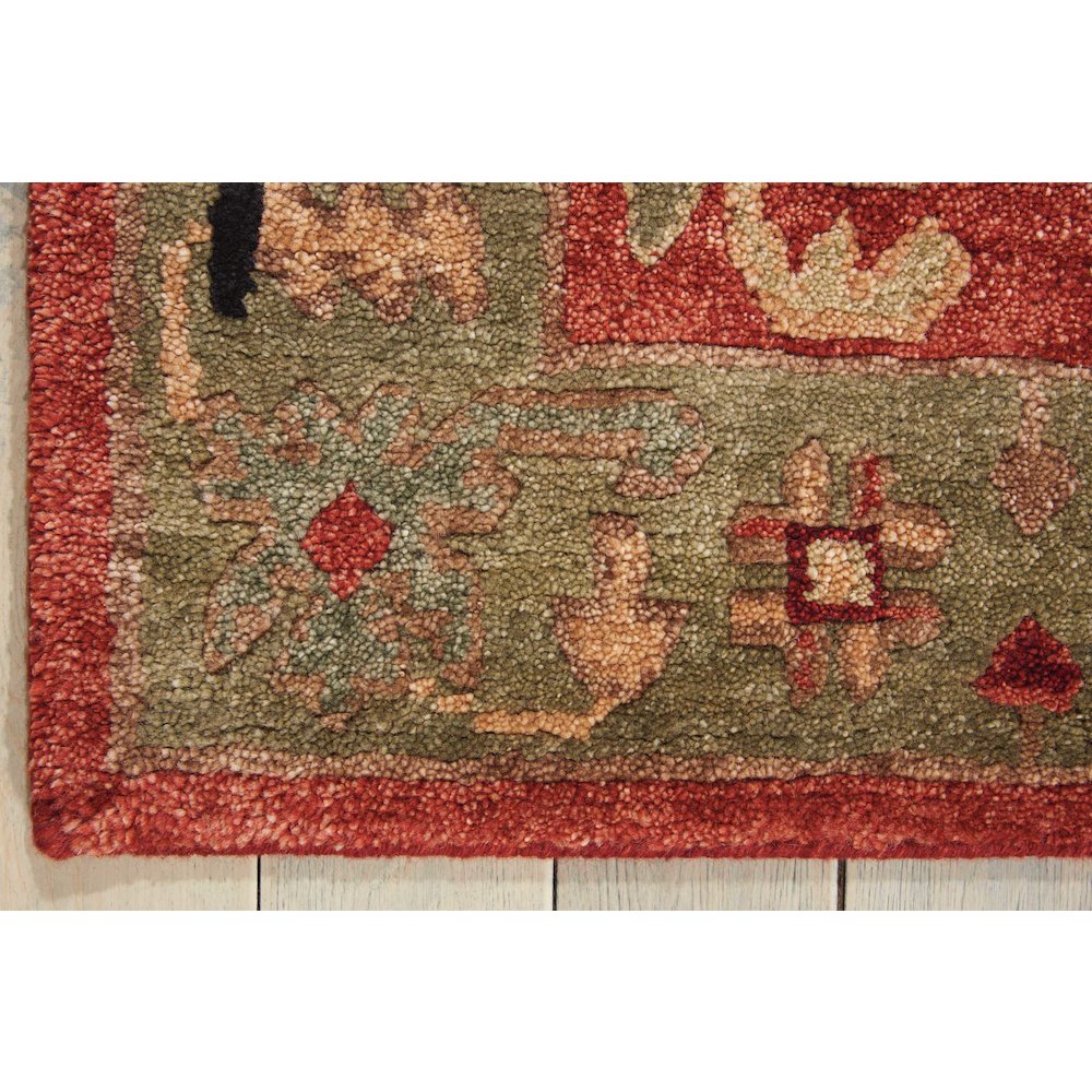 Tahoe Area Rug, Rust, 5'6" x 8'6"