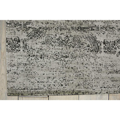 Luminance Area Rug, Ivory/Black, 5'3" x 7'5"