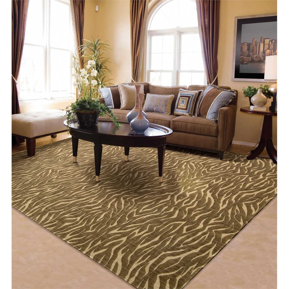 Cosmopolitan Area Rug, Cocoa, 5'3" x 8'3"