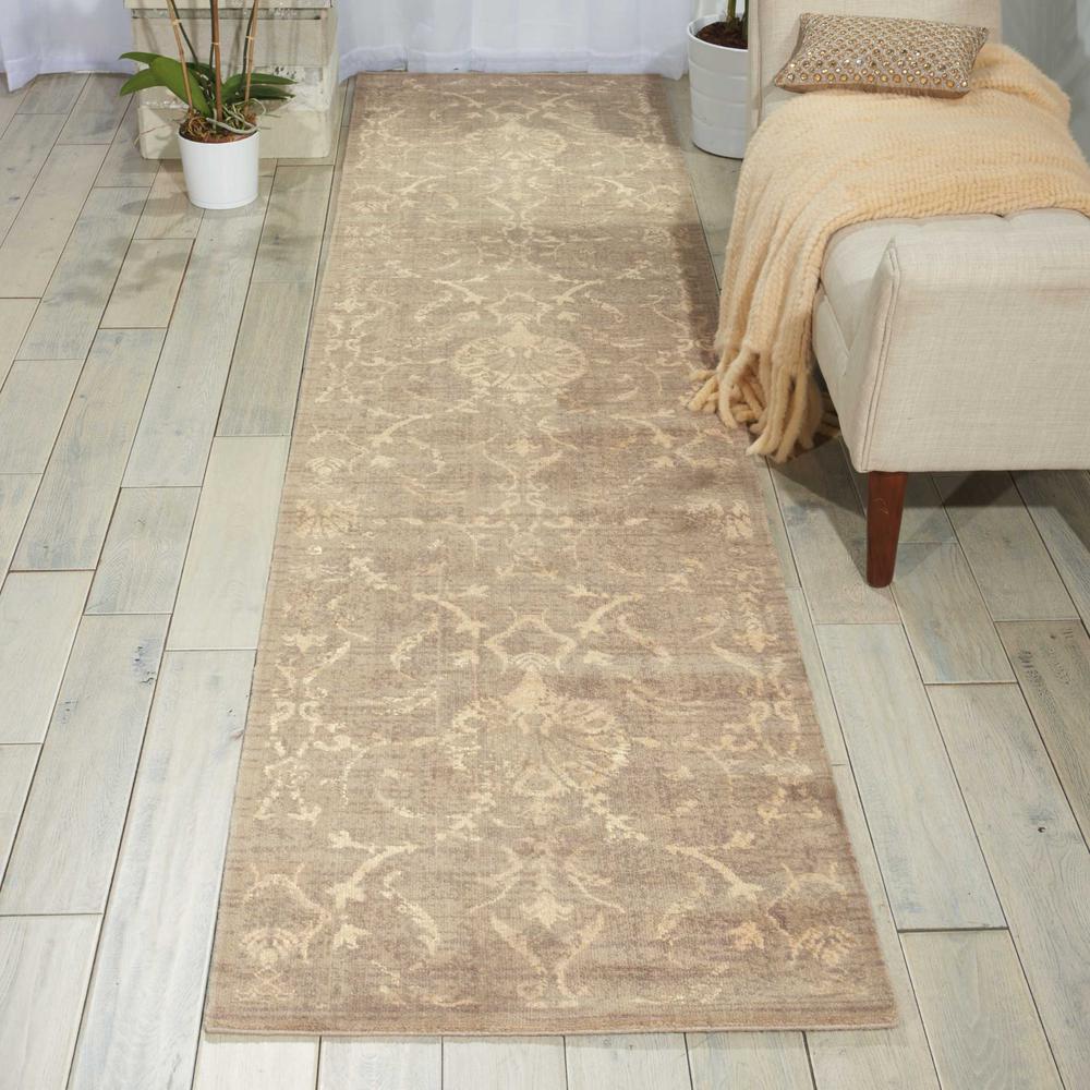 Silk Elements Area Rug, Moss, 2'5" x 10'