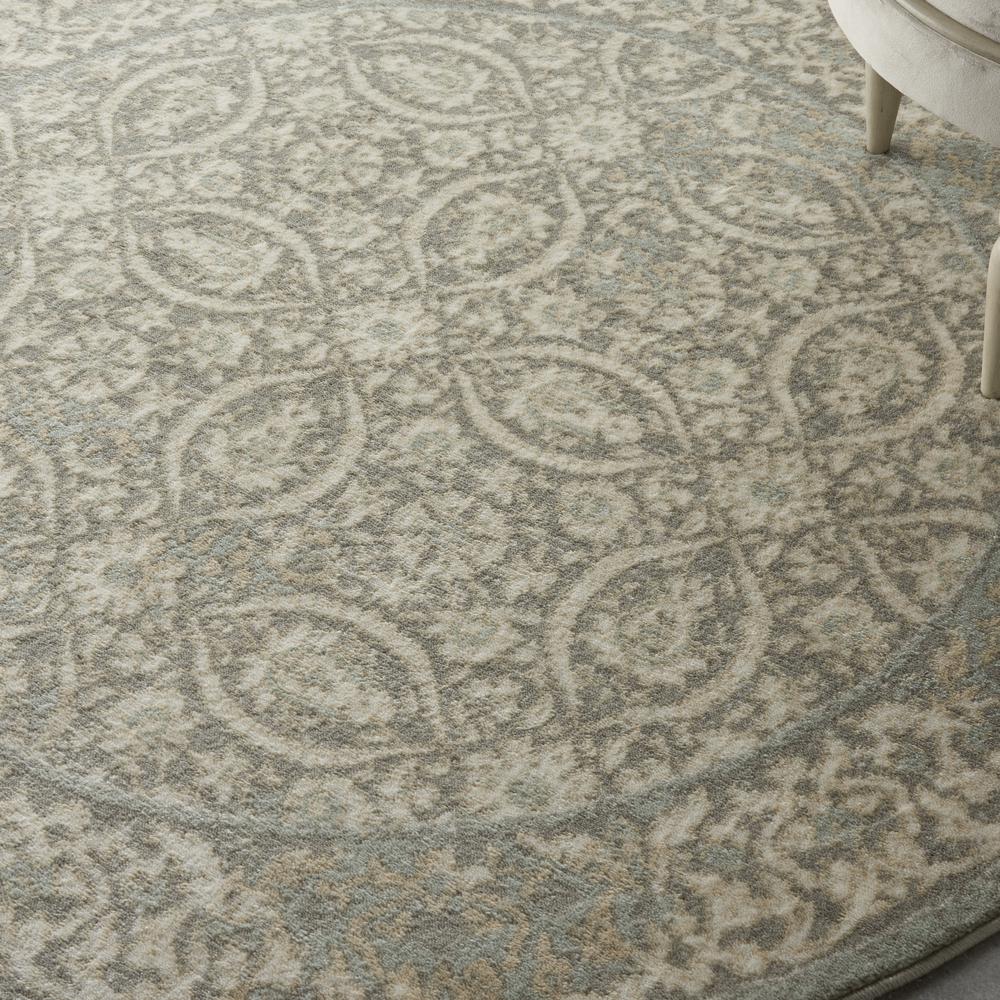 Euphoria Area Rug, Grey, 5'3" x ROUND