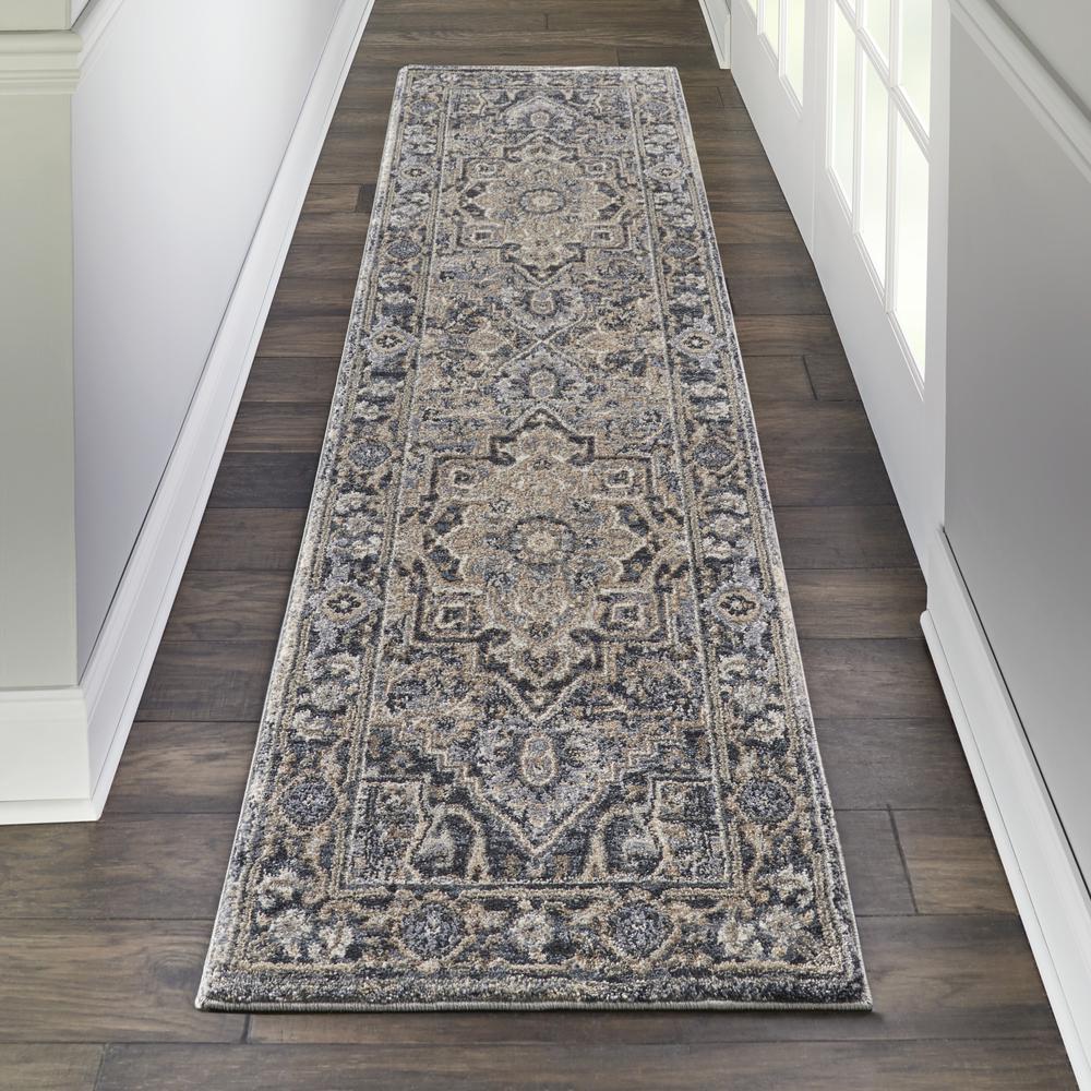 Vintage Runner Area Rug, 8' Runner