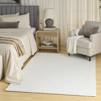 Nourison Home Soft Plush Rabbit Fur Area Rug