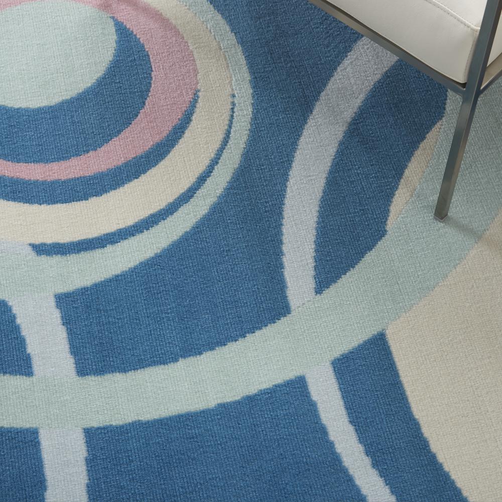 Grafix Area Rug, Blue Multicolor, 6'X9'