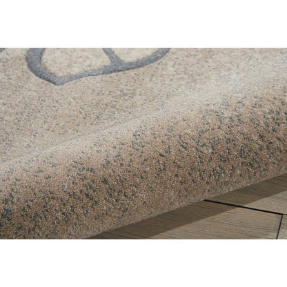 Modern Rectangle Area Rug, 4' x 6'