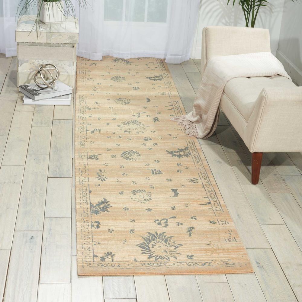 Silk Elements Area Rug, Beige, 2'5" x 10'