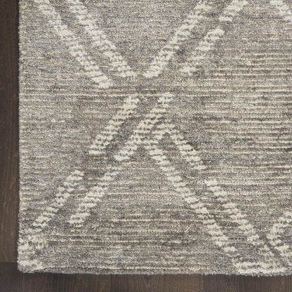 Nourison Venosa Area Rug, Grey/Ivory, 7'9" x 10'10", VSN01