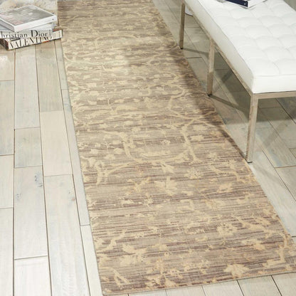 Nourison Silk Elements Taupe Area Rug