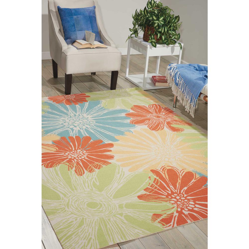 Home & Garden Area Rug, Ivory, 7'9" x 10'10"