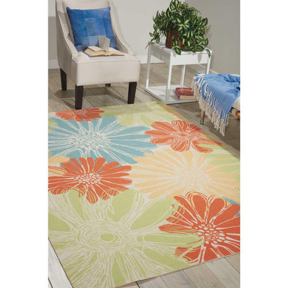 Home & Garden Area Rug, Ivory, 7'9" x 10'10"