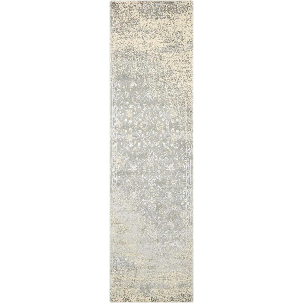 Luminance Area Rug, Silver, 2'3" x 8'