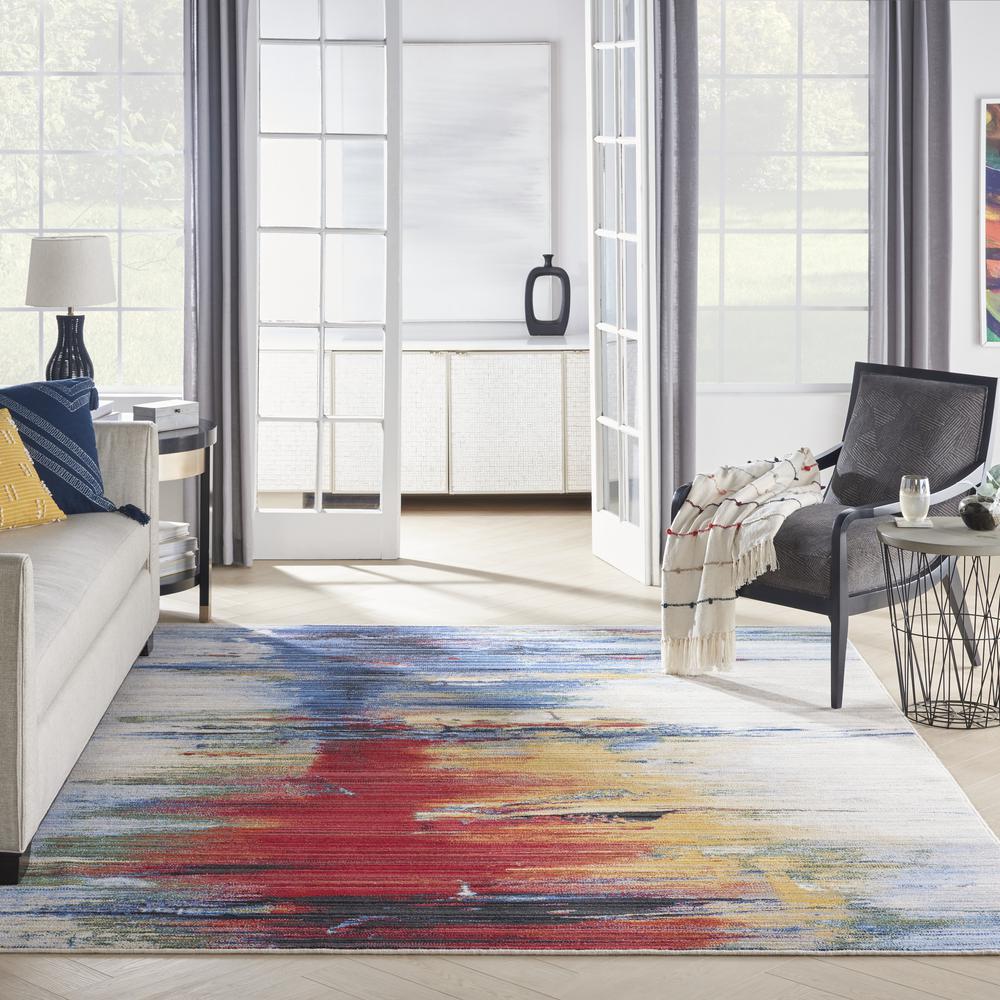 Modern Rectangle Area Rug, 8' x 10'