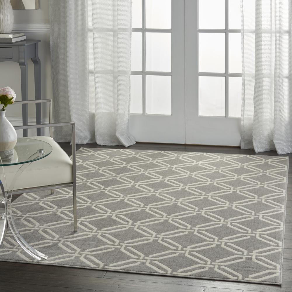 Contemporary Rectangle Area Rug, 5' x 7'