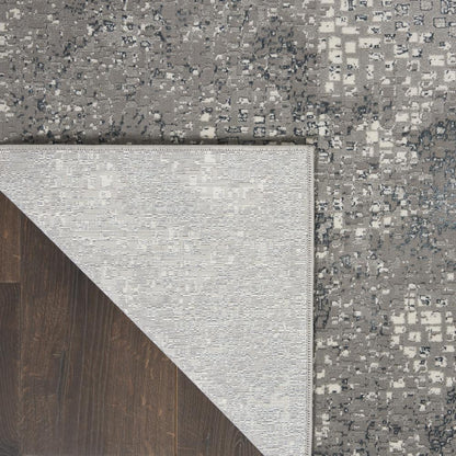 Michael Amini MA90 Uptown Area Rug, Grey, 4' x 6', UPT02