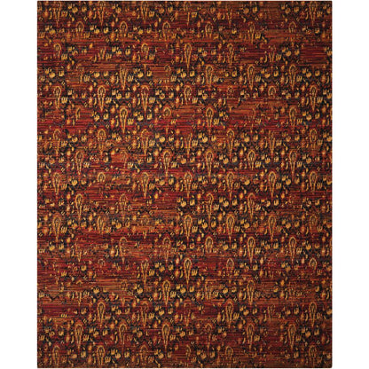 Rhapsody Area Rug, Flame, 9'9" x 13'