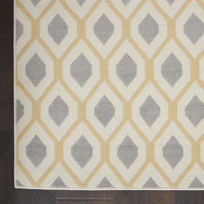 Grafix Area Rug, White, 7'10" x 9'10"