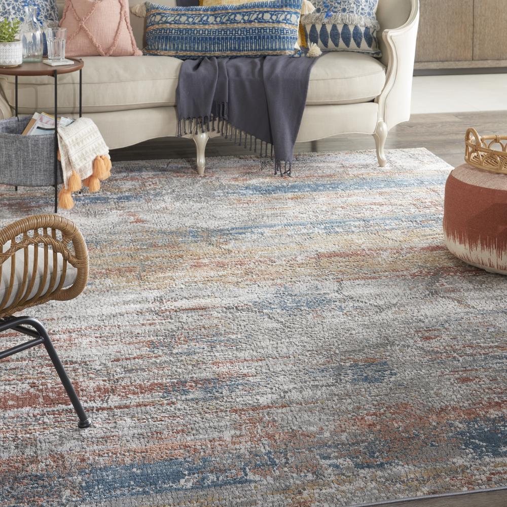 Modern Rectangle Area Rug, 8' x 11'