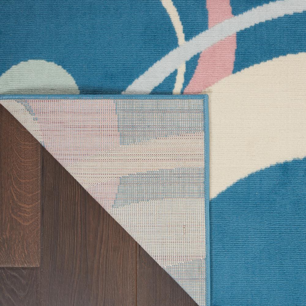 Grafix Area Rug, Blue Multicolor, 3'9"X5'9"