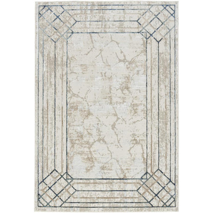 Mid-Century Modern Rectangle Area Rug, 5' x 7'