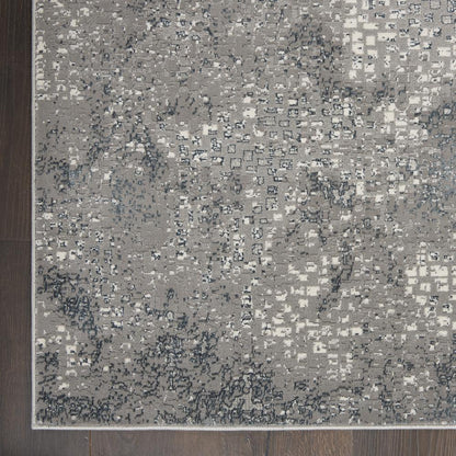 Michael Amini MA90 Uptown Area Rug, Grey, 4' x 6', UPT02