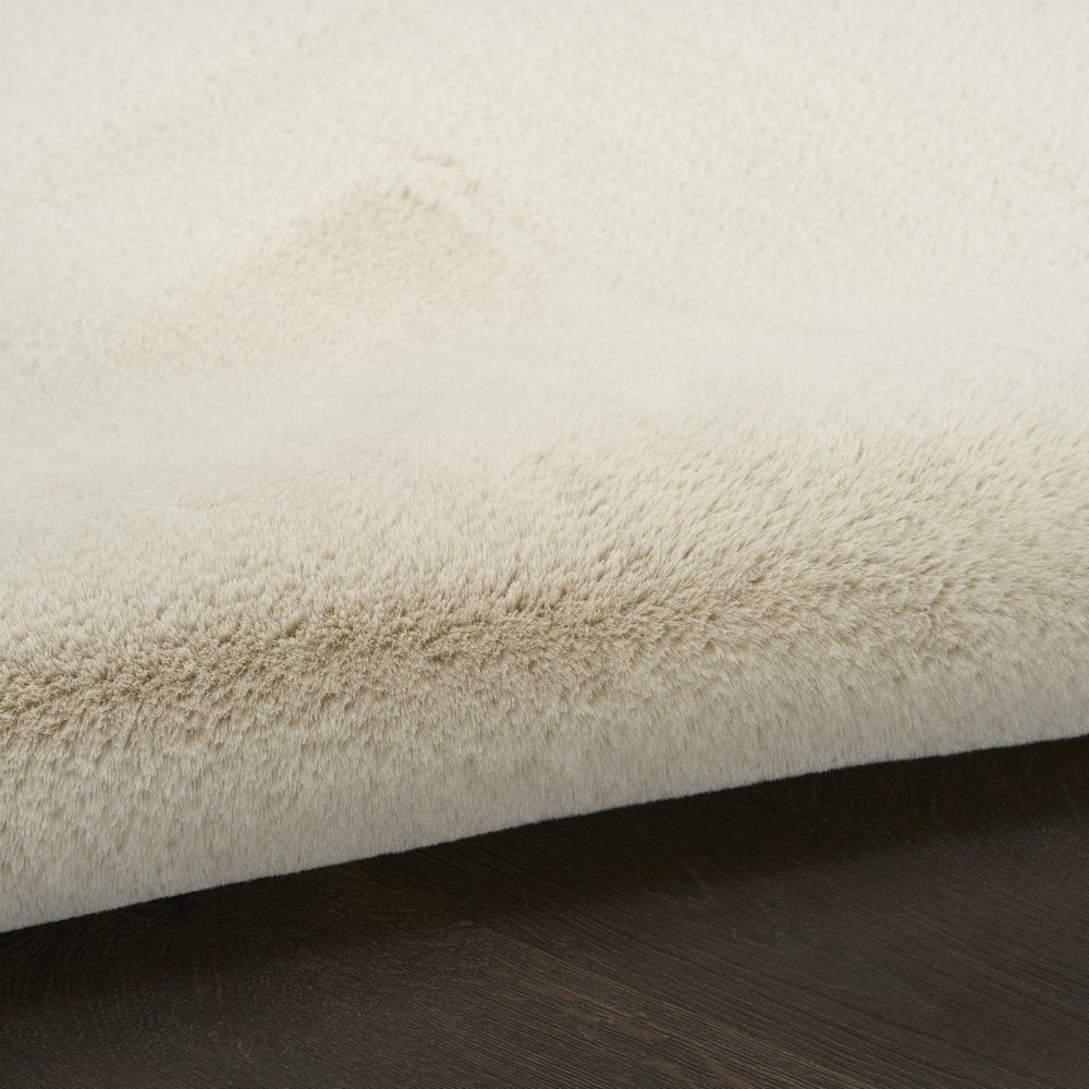 Nourison Home Soft Plush Rabbit Fur Area Rug