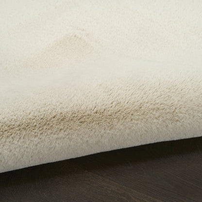 Nourison Home Soft Plush Rabbit Fur Area Rug
