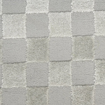 Serenity Home 6' x 9' Grey Modern Indoor Rug