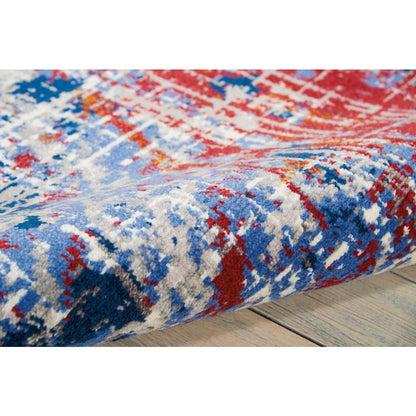 Twilight Area Rug, Red/Blue, 12' x 15'