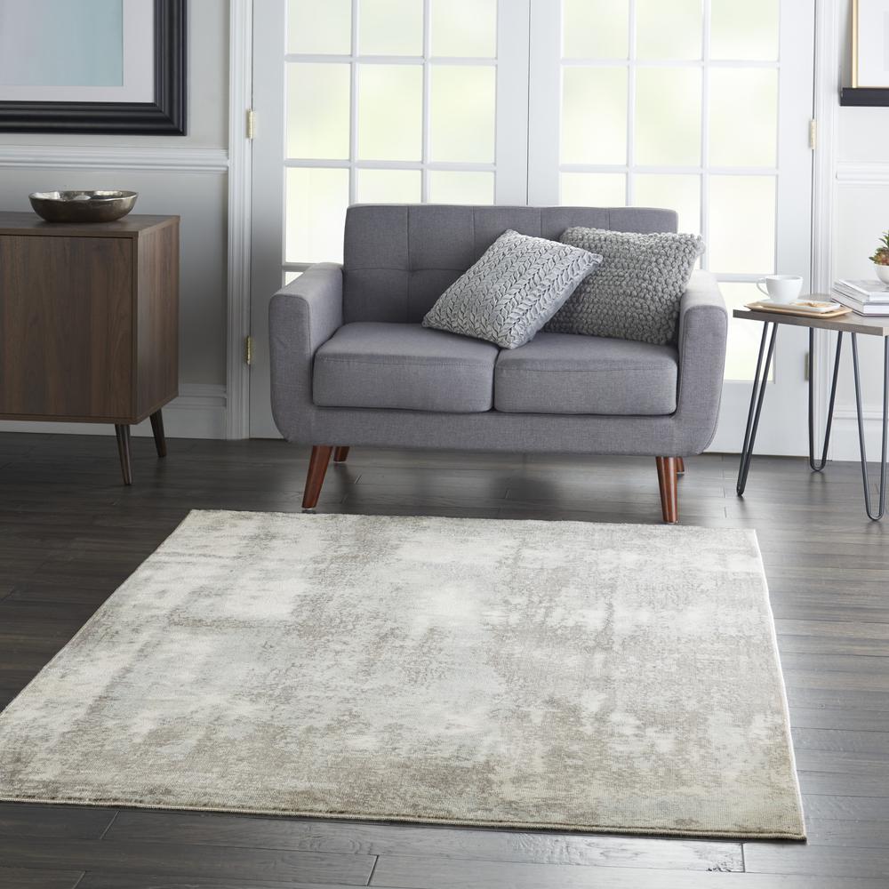 Modern Rectangle Area Rug, 4' x 6'