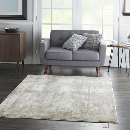 Modern Rectangle Area Rug, 4' x 6'