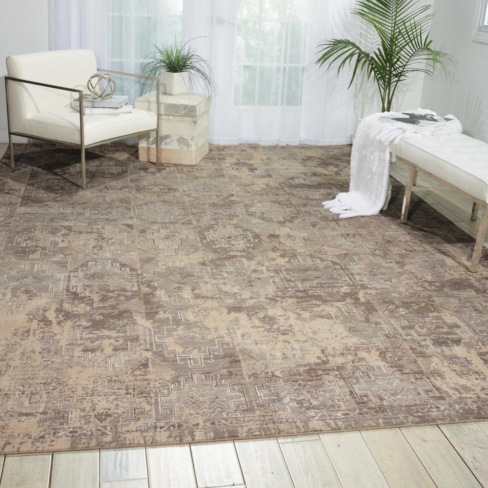 Silk Elements Area Rug, Mushroom, 9'9" x 13'