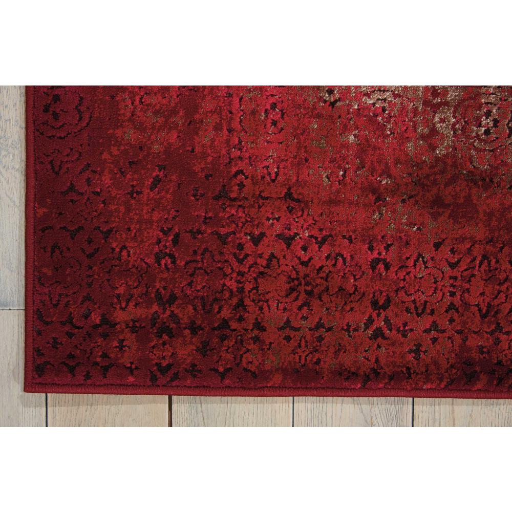 Karma Area Rug, Red, 2'2" x 7'6"