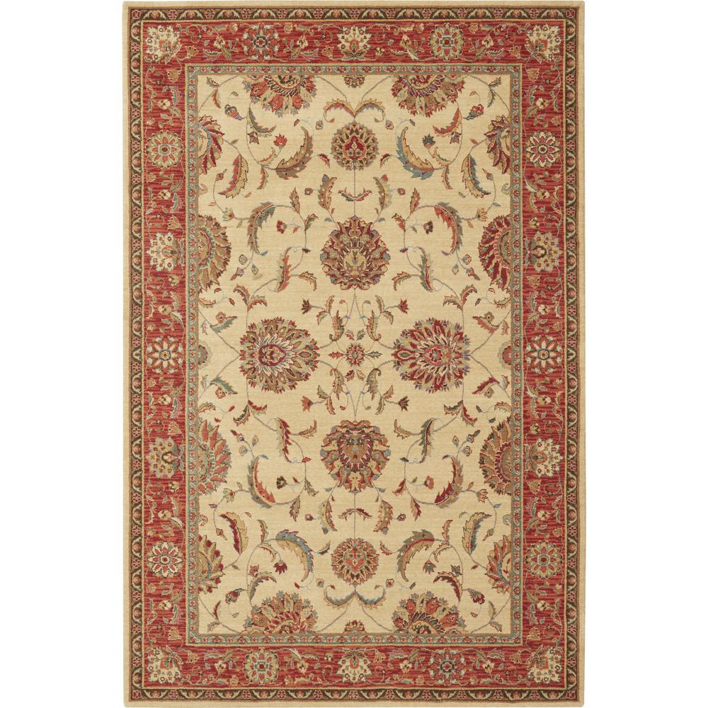 Rectangle Traditional Machine Made Area Rug