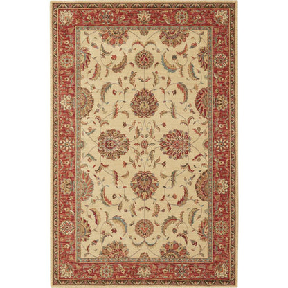 Rectangle Traditional Machine Made Area Rug