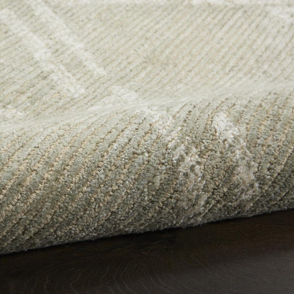Nourison Venosa Runner Area Rug, Green Ivory, 2'3" x 7'6", VSN01