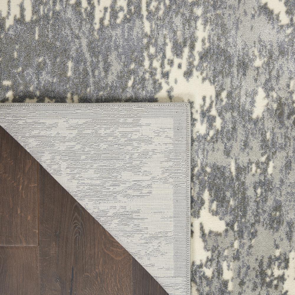 KI39 Sahara Area Rug, Ivory/Grey, 5'3" X 7'3"