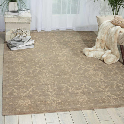 Silk Elements Area Rug, Moss, 7'9" x 9'9"