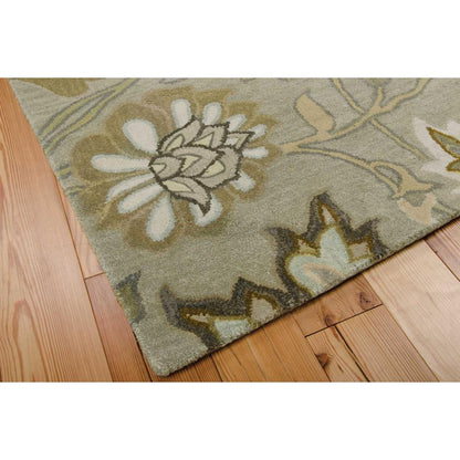Jaipur Area Rug, Silver, 2'4" x 8'