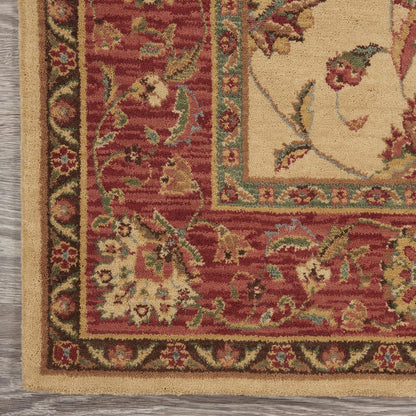 Rectangle Traditional Machine Made Area Rug