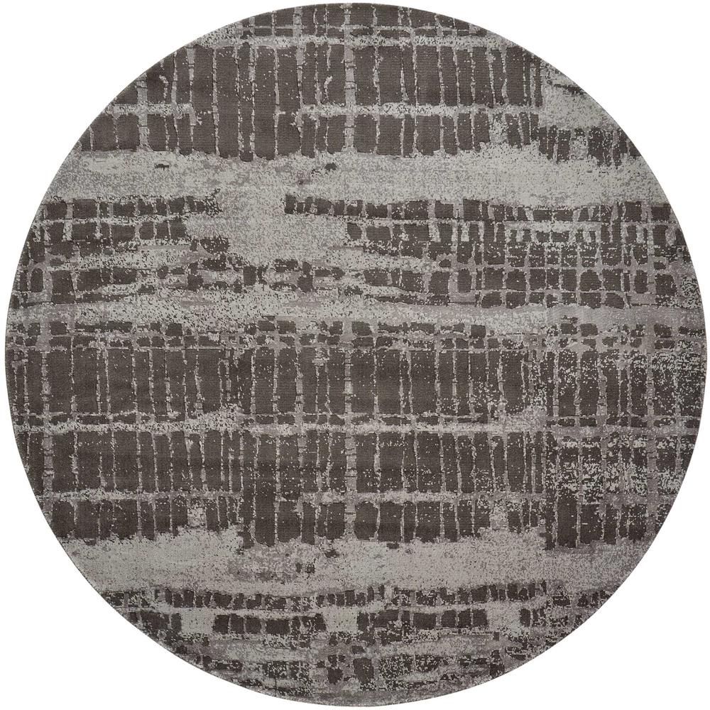 Modern Round Area Rug, 8' x Round