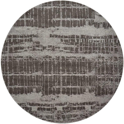 Modern Round Area Rug, 8' x Round