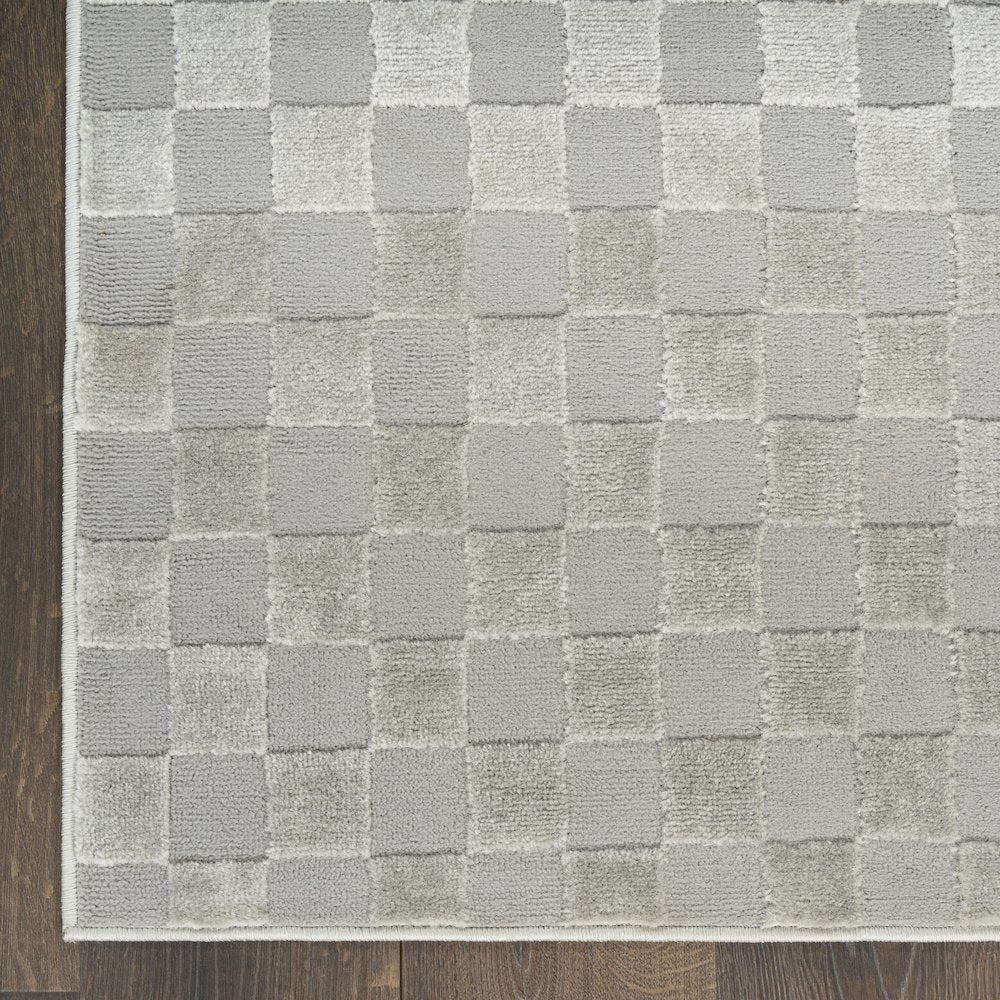 Serenity Home 6' x 9' Grey Modern Indoor Rug