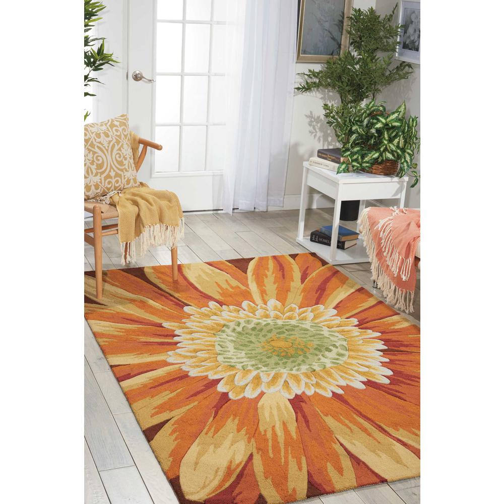 Contemporary Rectangle Area Rug, 2' x 3'