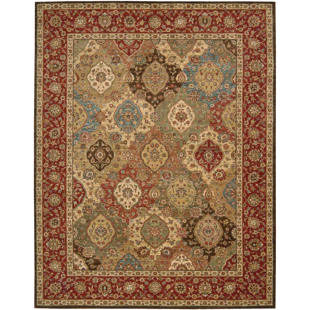 Rectangle Traditional Machine Made Area Rug