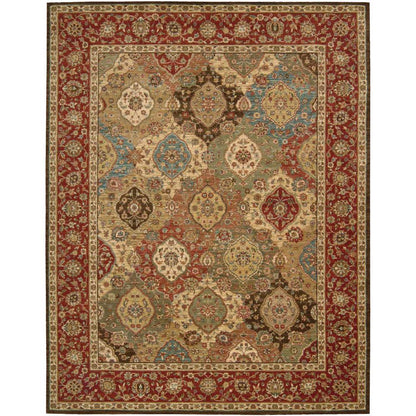 Rectangle Traditional Machine Made Area Rug