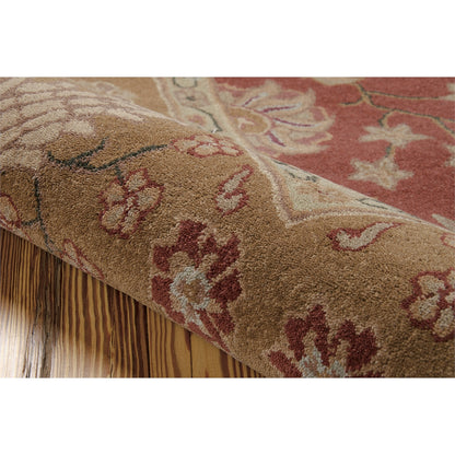 Heritage Hall Rectangle Rug By, Brick, 7'9" X 9'9"